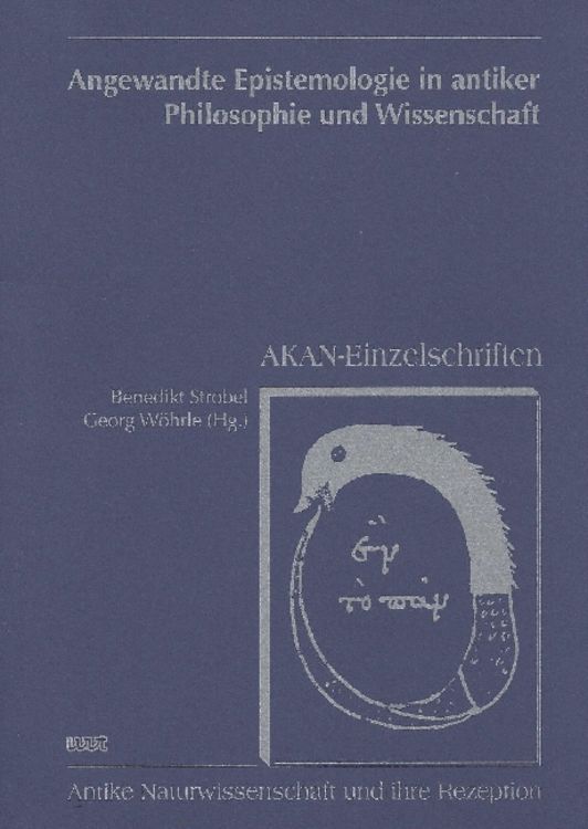 Produktbild: Angewandte Epistemologie in antiker Philosophie und Wissenschaft