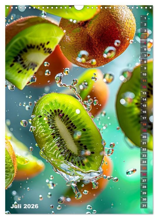 Produktbild: Fr&uuml;chtetraum - Jeden Monat eine fruchtige &Uuml;berraschung (Wandkalender 2026 DIN A3 hoch), CALVENDO Monatskalender
