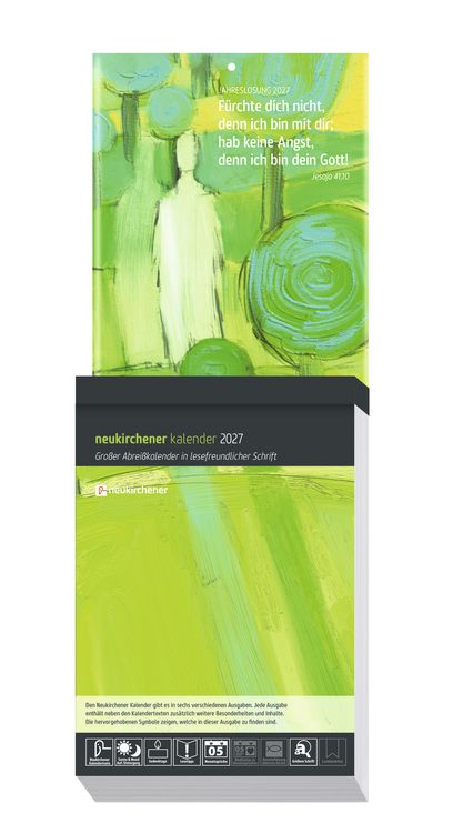 Produktbild: Neukirchener Kalender 2027 - Gro&szlig;er Abrei&szlig;kalender in lesefreundlicher Schrift