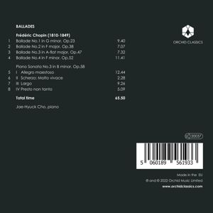 Produktbild: CHOPIN: Ballades