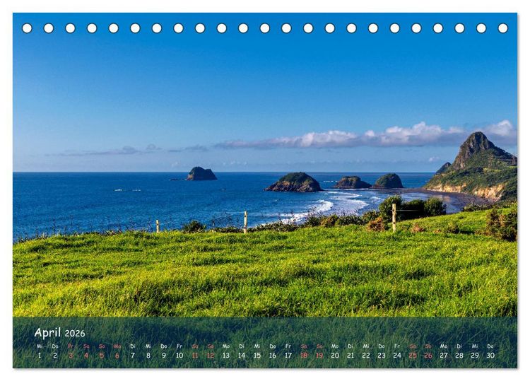 Produktbild: Traumorte entdecken: Neuseeland (Tischkalender 2026 DIN A5 quer), CALVENDO Monatskalender