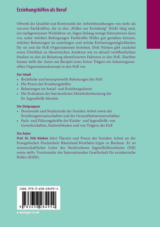 Produktbild: Erziehungshilfen als Beruf