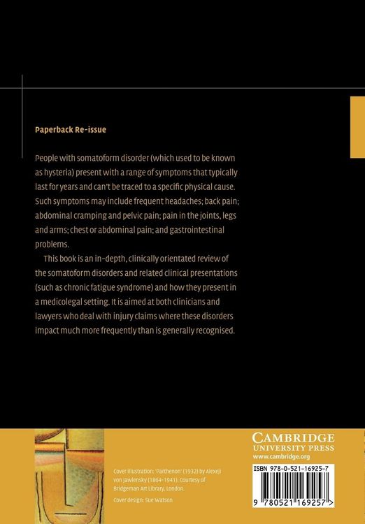 Produktbild: Somatoform Disorders