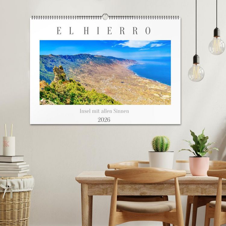 Produktbild: El Hierro - Insel mit allen Sinnen (Wandkalender 2026 DIN A2 quer), CALVENDO Monatskalender