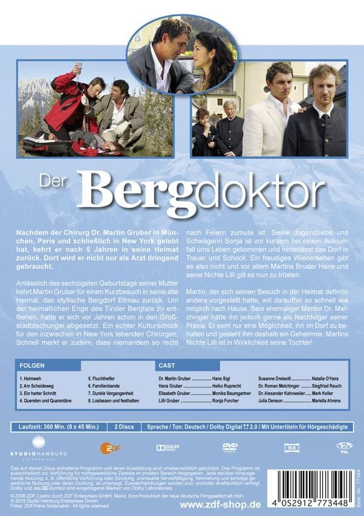 Produktbild: Der Bergdoktor - Staffel 1 [2 DVDs]