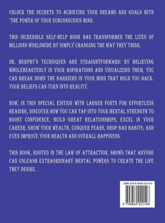 Produktbild: The Power of Your Subconscious Mind