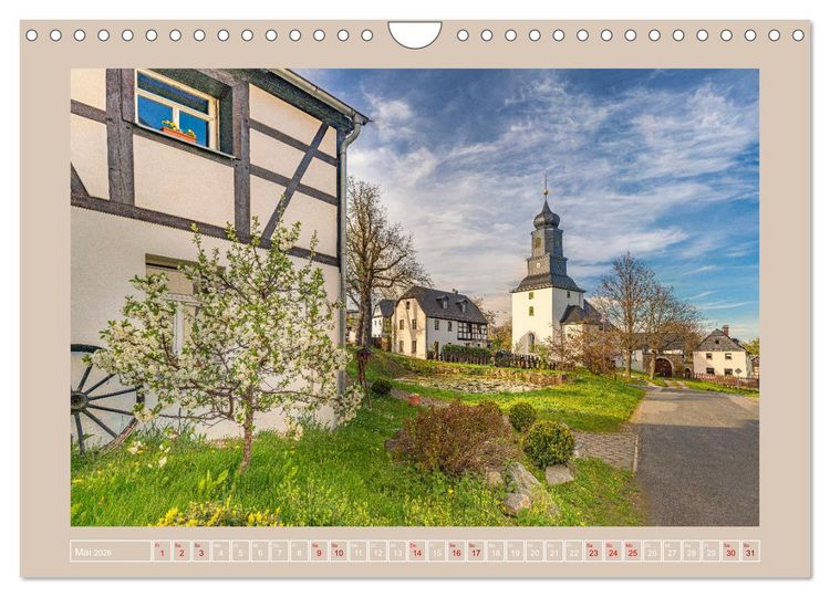 Produktbild: Vogtland - 900 Jahre Plauen (Wandkalender 2026 DIN A4 quer), CALVENDO Monatskalender