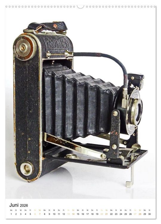 Produktbild: Balgenkameras - Analoge Fotoapparate mit Charme (hochwertiger Premium Wandkalender 2026 DIN A2 hoch), Kunstdruck in Hochglanz