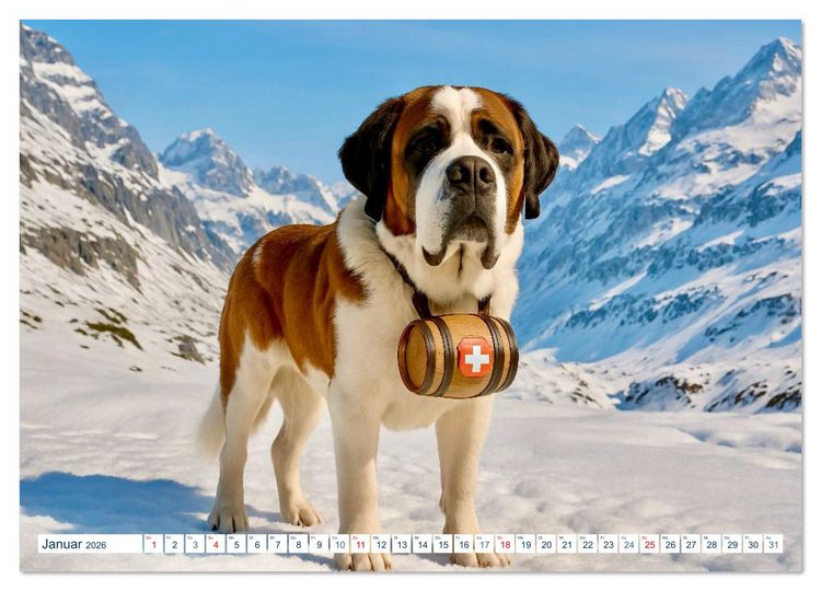 Produktbild: Typisch Schweiz (Wandkalender 2026 DIN A3 quer), CALVENDO Monatskalender