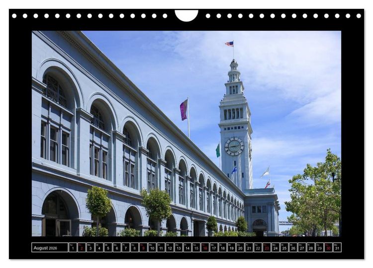 Produktbild: Wunderbares San Francisco (Wandkalender 2026 DIN A4 quer), CALVENDO Monatskalender