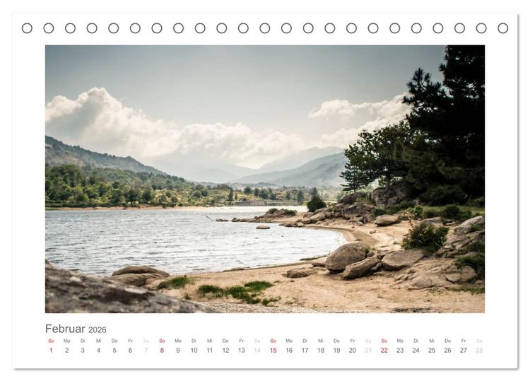Produktbild: Die Sch&ouml;nheit Korsikas (Tischkalender 2026 DIN A5 quer), CALVENDO Monatskalender