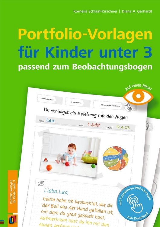 Bild vom Artikel Portfolio-Vorlagen für Kinder unter 3 - passend zum Beobachtungsbogen vom Autor Kornelia Schlaaf-Kirschner