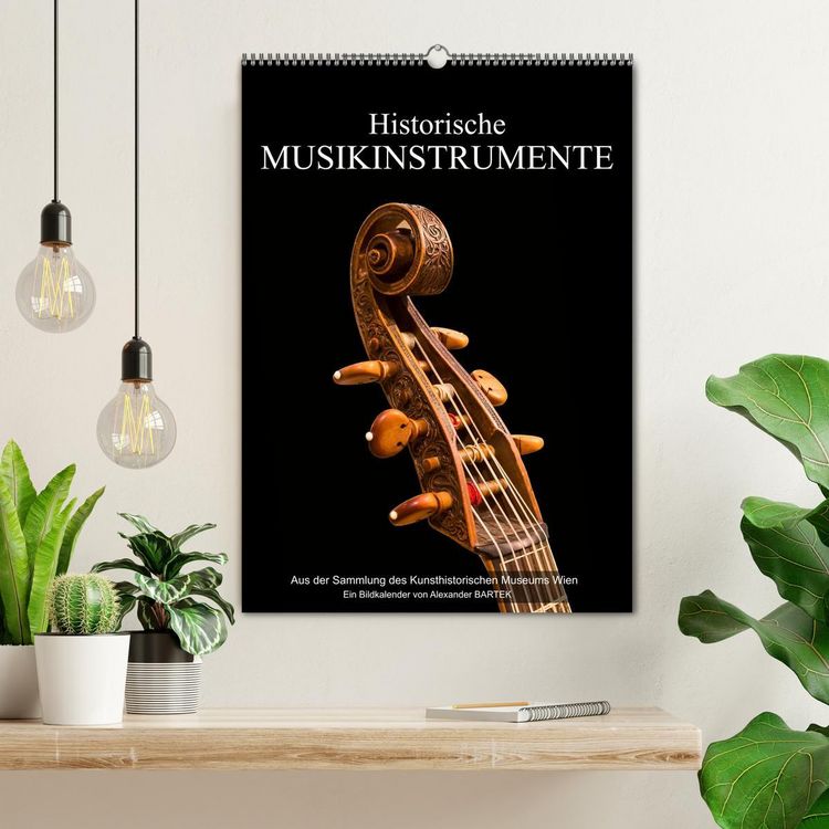 Produktbild: Historische Musikinstrumente (Wandkalender 2026 DIN A2 hoch), CALVENDO Monatskalender