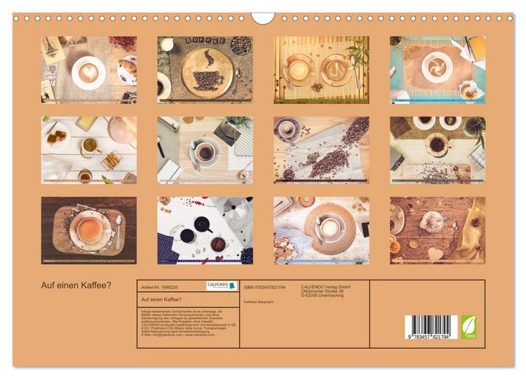 Produktbild: Auf einen Kaffee? (Wandkalender 2026 DIN A3 quer), CALVENDO Monatskalender