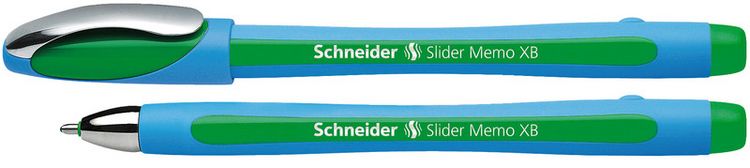 Produktbild: SCHNEIDER&reg; Kugelschreiber Slider Memo XB, gr&uuml;n