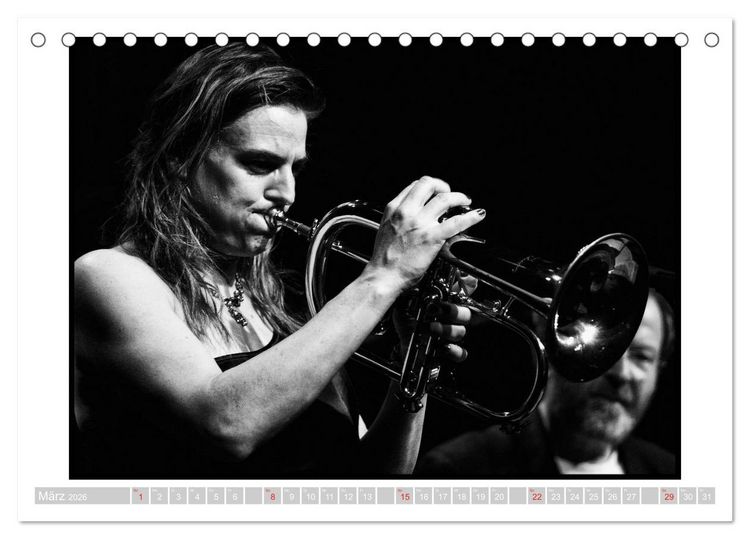 Produktbild: Jazz Ladies in der alten Schmiede (Tischkalender 2026 DIN A5 quer), CALVENDO Monatskalender