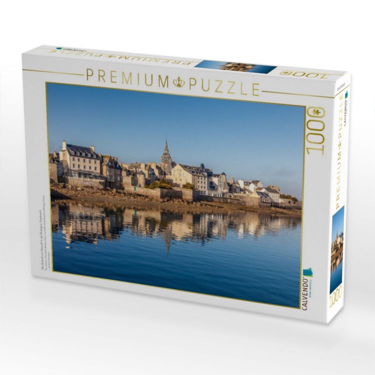 Produktbild: CALVENDO Puzzle Die Altstadt von Roscoff in der Bretagne, Frankreich | 1000 Teile Lege-Gr&ouml;&szlig;e 64x48cm Foto-Puzzle f&uuml;r gl&uuml;ckliche Stunden