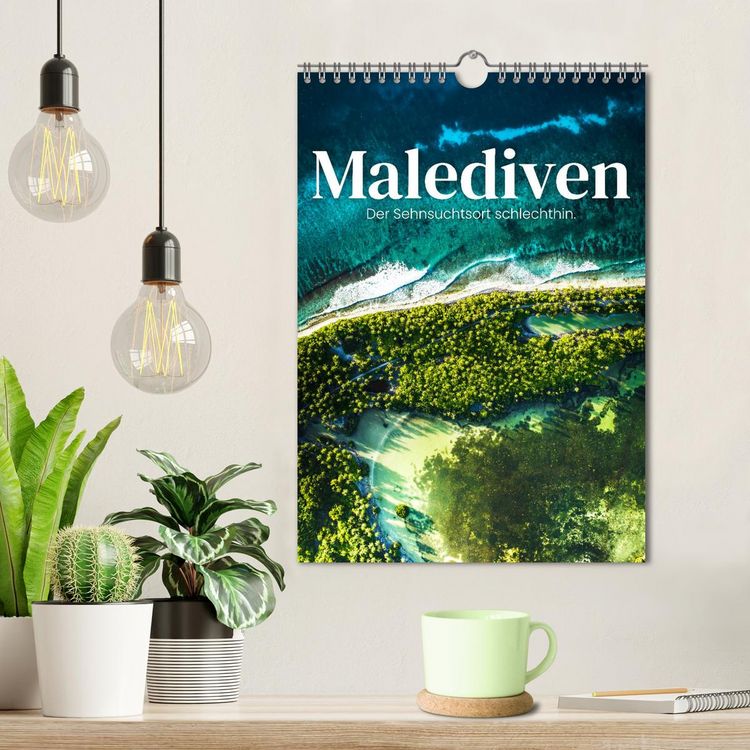 Produktbild: Malediven - Der Sehnsuchtsort schlechthin. (Wandkalender 2026 DIN A4 hoch), CALVENDO Monatskalender