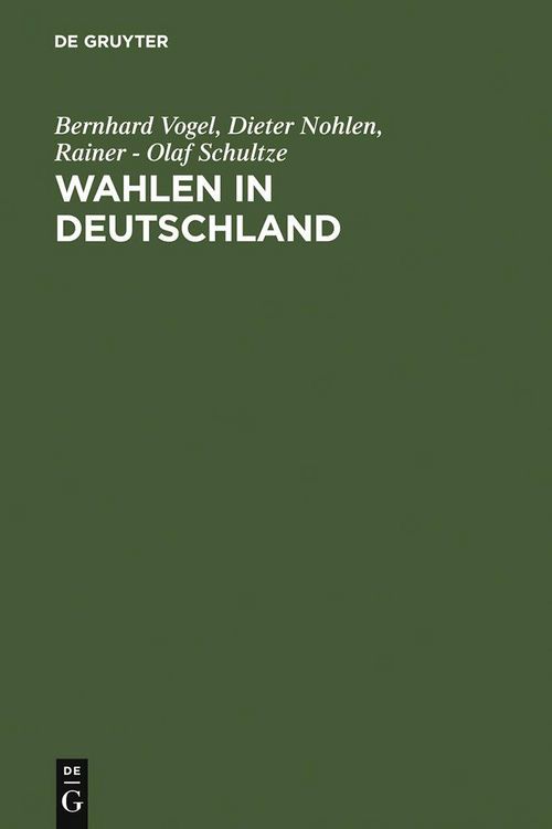 Produktbild: Wahlen in Deutschland