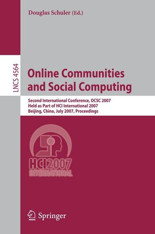 Produktbild: Online Communities and Social Computing