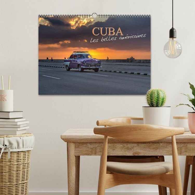 Produktbild: Cuba les belles am&eacute;ricaines (Calendrier mural 2026 DIN A3 vertical), CALVENDO calendrier mensuel