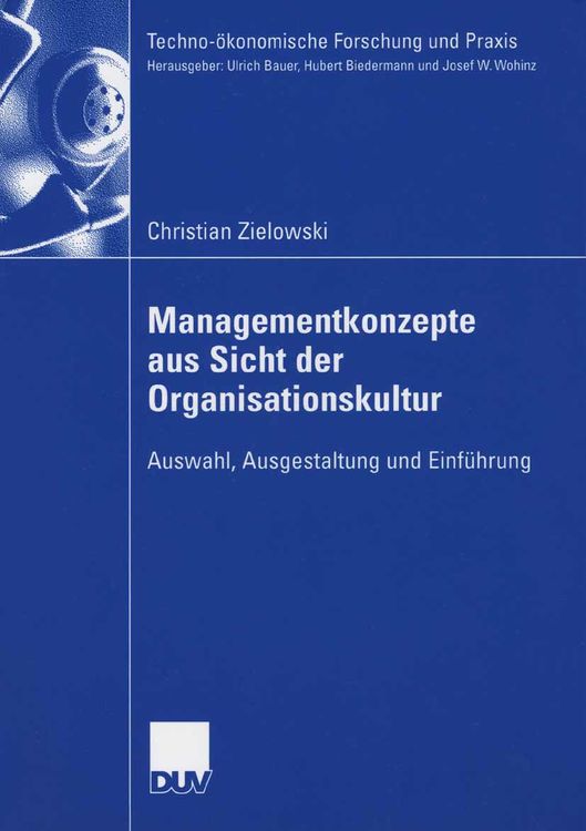 Produktbild: Managementkonzepte aus Sicht der Organisationskultur