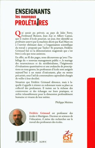 Produktbild: Enseignants, les nouveaux prol&eacute;taires ? : le taylorisme &agrave; l'&eacute;cole