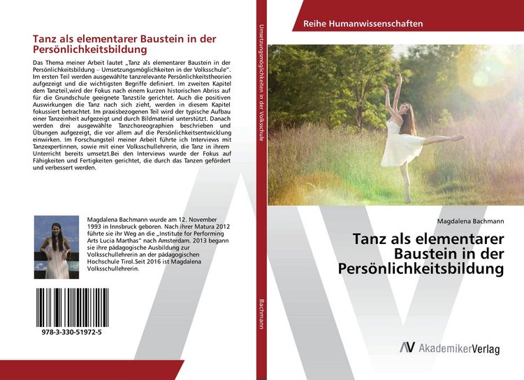 Produktbild: Tanz als elementarer Baustein in der Pers&ouml;nlichkeitsbildung