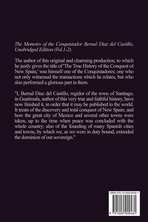 Produktbild: The True History of the Conquest of New Spain