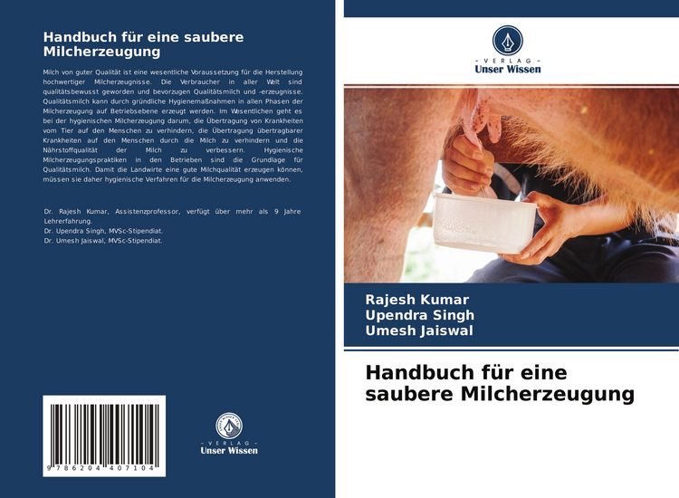 Produktbild: Handbuch f&uuml;r eine saubere Milcherzeugung