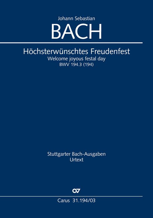 Produktbild: H&ouml;chsterw&uuml;nschtes Freudenfest (Klavierauszug)