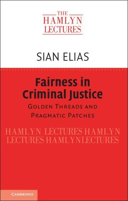 Produktbild: Fairness in Criminal Justice