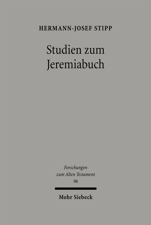 Produktbild: Studien zum Jeremiabuch