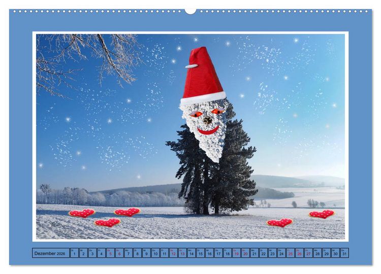 Produktbild: L&auml;cheln in Landschaften (hochwertiger Premium Wandkalender 2026 DIN A2 quer), Kunstdruck in Hochglanz