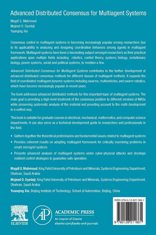Produktbild: Advanced Distributed Consensus for Multiagent Systems