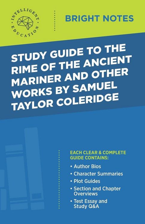 Produktbild: Study Guide to The Rime of the Ancient Mariner and Other Works by Samuel Taylor Coleridge