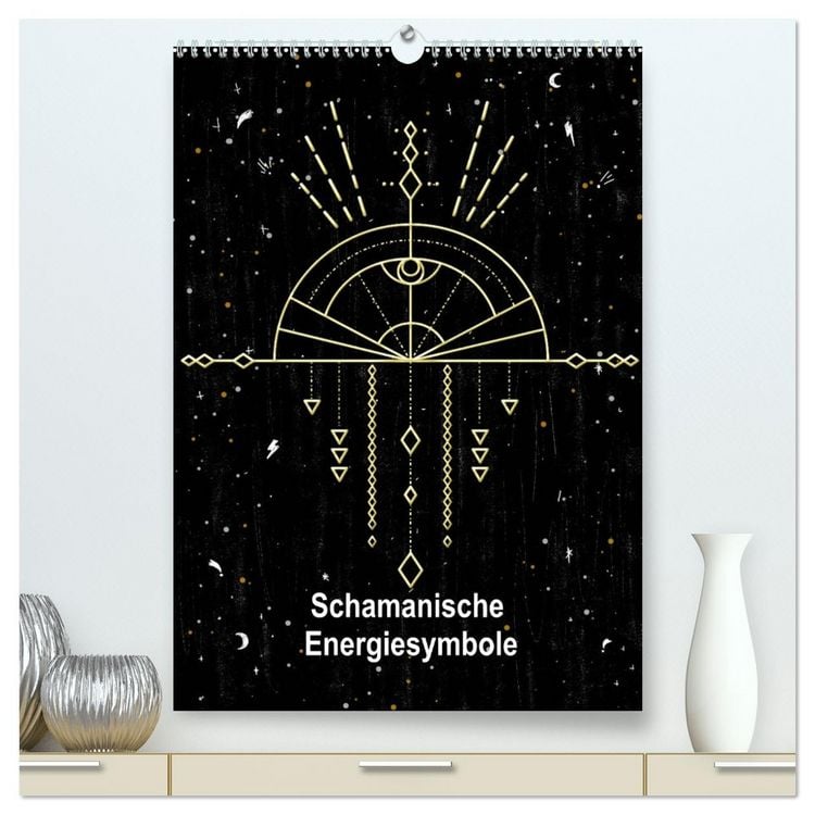 Produktbild: Schamanische Energiesymbole (hochwertiger Premium Wandkalender 2026 DIN A2 hoch), Kunstdruck in Hochglanz