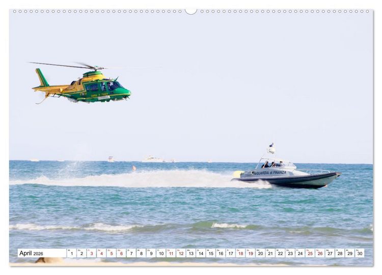 Produktbild: Hubschrauber in Action (Wandkalender 2026 DIN A2 quer), CALVENDO Monatskalender