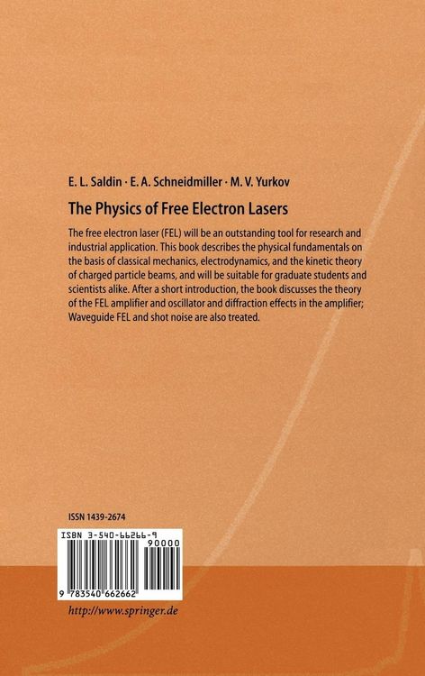 Produktbild: The Physics of Free Electron Lasers
