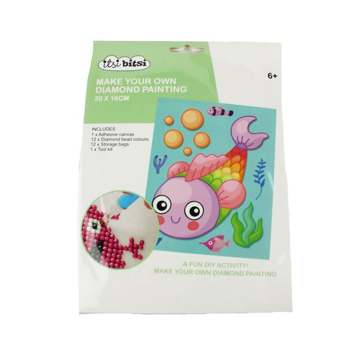 Produktbild: Diamond Painting Fisch 20x16cm