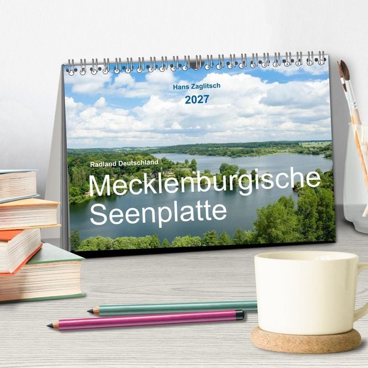 Produktbild: Radland Deutschland - Mecklenburgische Seenplatte (Tischkalender 2027 DIN A5 quer), CALVENDO Monatskalender