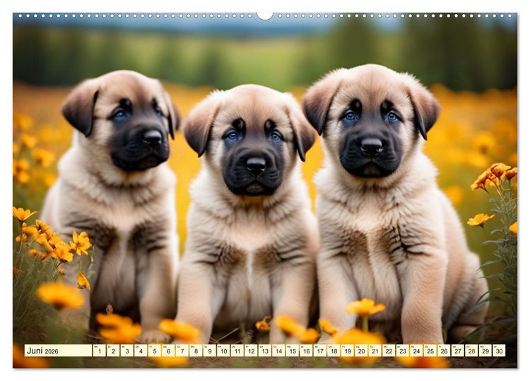 Produktbild: Kangal - der starke Herdenschutzhund (Wandkalender 2026 DIN A2 quer), CALVENDO Monatskalender