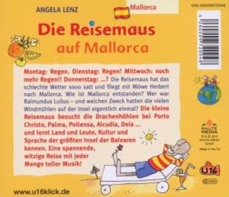 Produktbild: Lenz, A: Reisemaus Auf Mallorca
