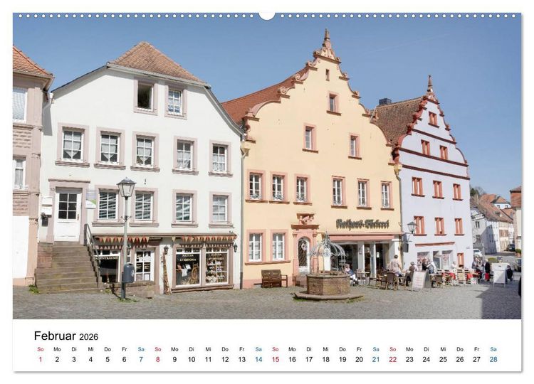 Produktbild: Ottweiler - Barockperle im Saarland (hochwertiger Premium Wandkalender 2026 DIN A2 quer), Kunstdruck in Hochglanz