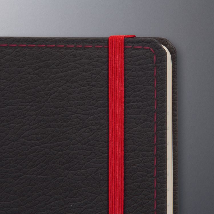 Produktbild: SIGEL CO695 Notizbuch Conceptum, ca. A5, dotted, Hardcover, grau/rot