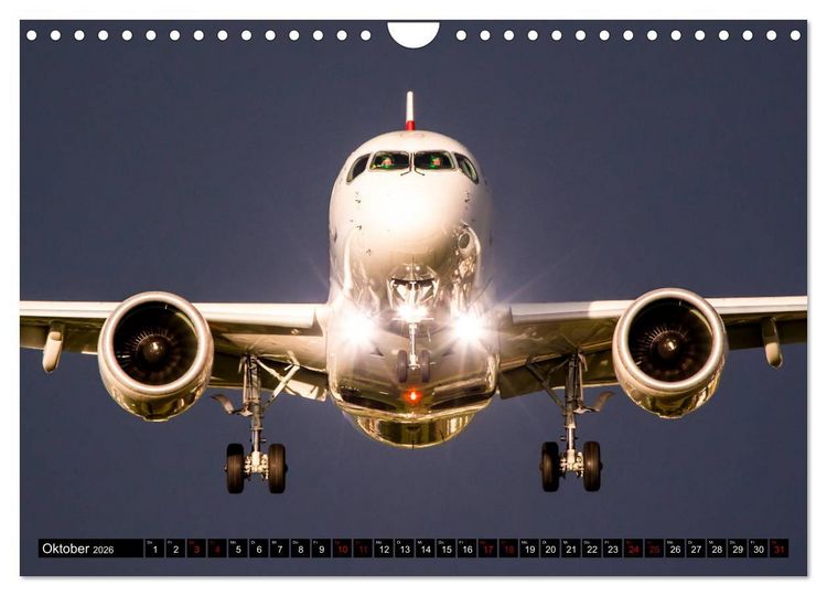 Produktbild: Faszination Fliegerei (Wandkalender 2026 DIN A4 quer), CALVENDO Monatskalender