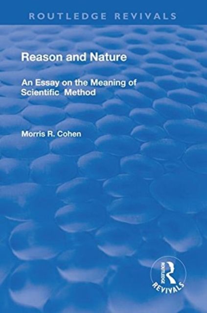 Produktbild: Cohen, M: Reason and Nature