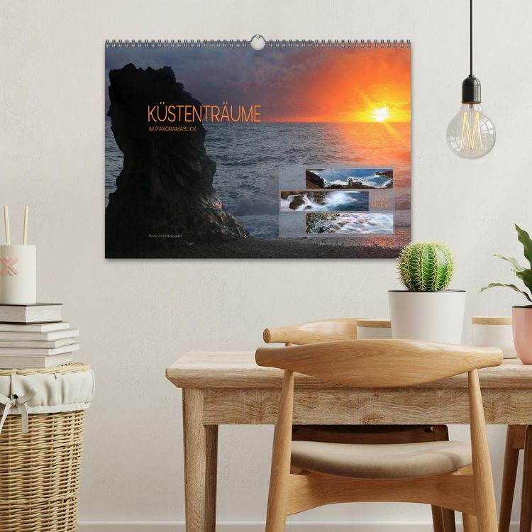 Produktbild: K&uuml;stentr&auml;ume im Panoramablick (Wandkalender 2026 DIN A3 quer), CALVENDO Monatskalender