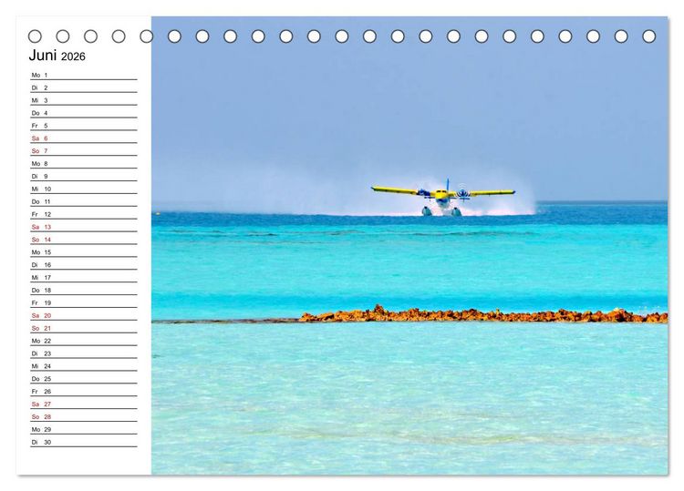 Produktbild: So sch&ouml;n sind die Malediven (Tischkalender 2026 DIN A5 quer), CALVENDO Monatskalender