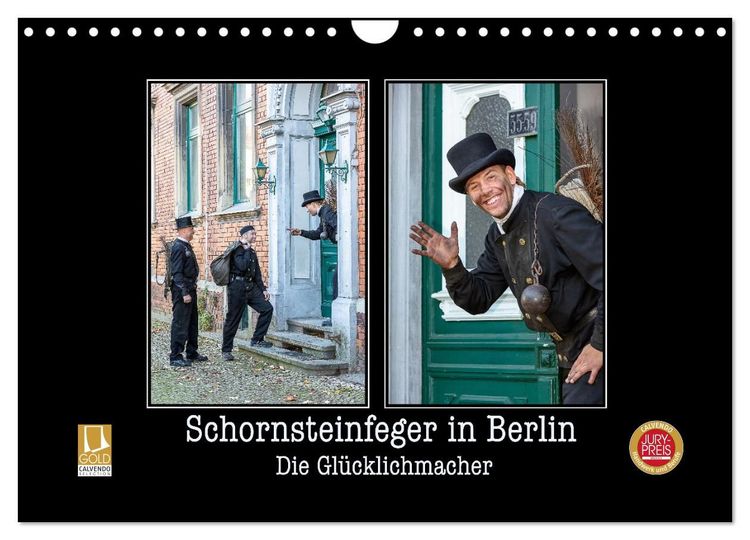 Produktbild: Schornsteinfeger in Berlin - Die Gl&uuml;cklichmacher (Wandkalender 2027 DIN A4 quer), CALVENDO Monatskalender